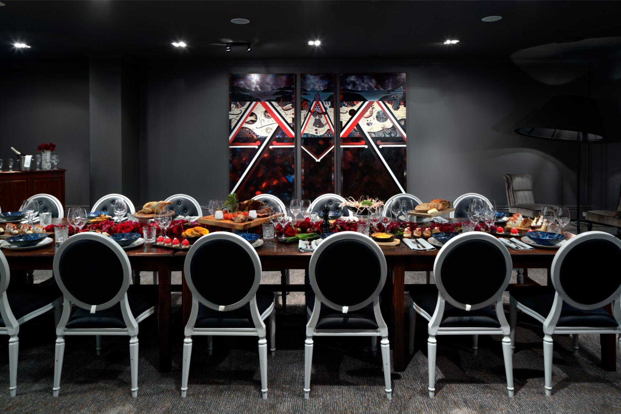 คิวที เวลลิงตัน อพาร์ตเมนต์ Hotel ภายนอก รูปภาพ The dining room at the 2012 Olympic Village